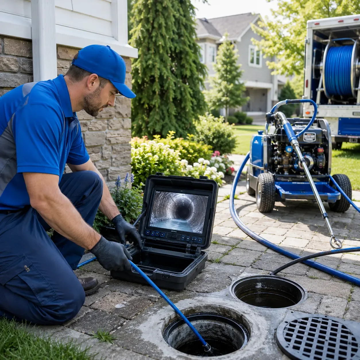 Outdoor drain cleaning professionals serving Switzer, WV